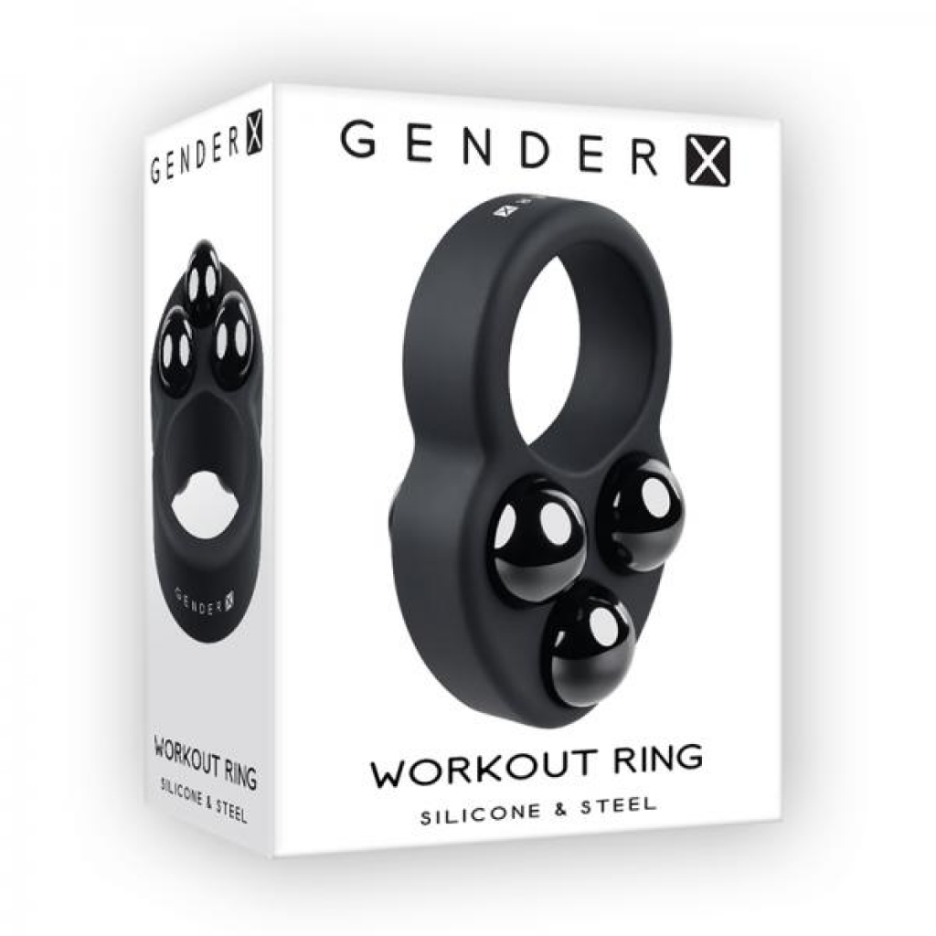 Weighted Silicone Training Cockring with Adjustable Weights