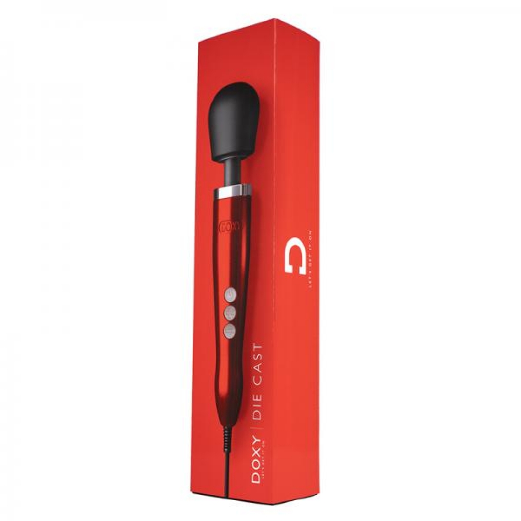 Doxy Die Cast Wand Vibrator - Red