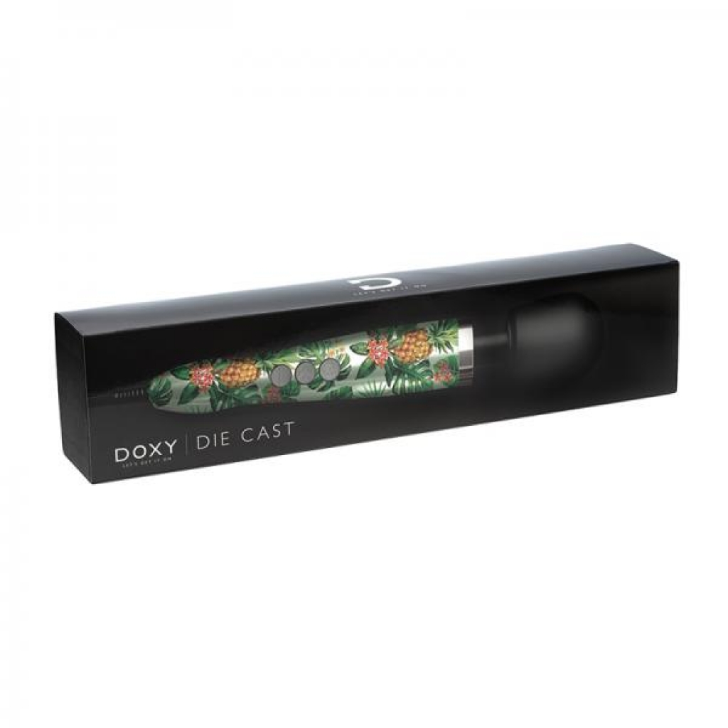 Doxy Die Cast Wand Vibrator - Pineapple Black