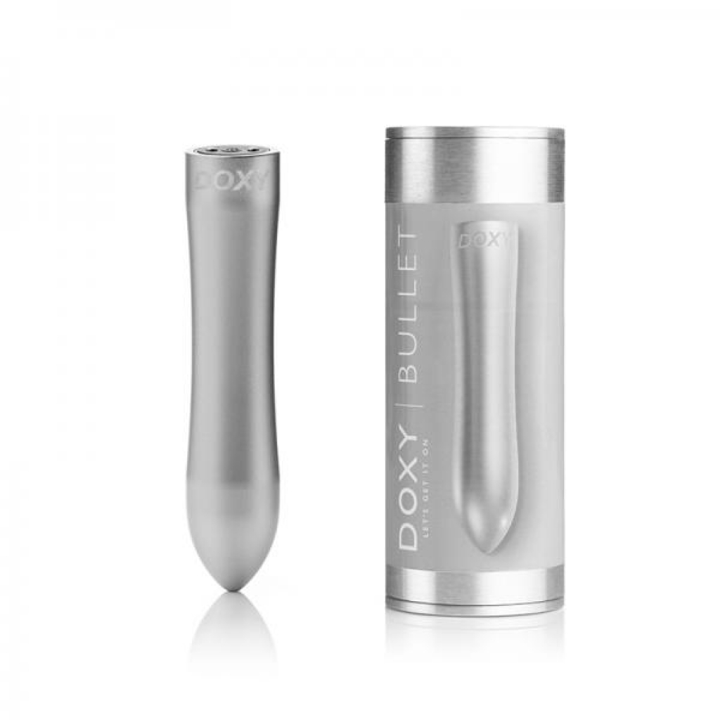 Doxy Bullet Rechargeable Vibrator - Silver