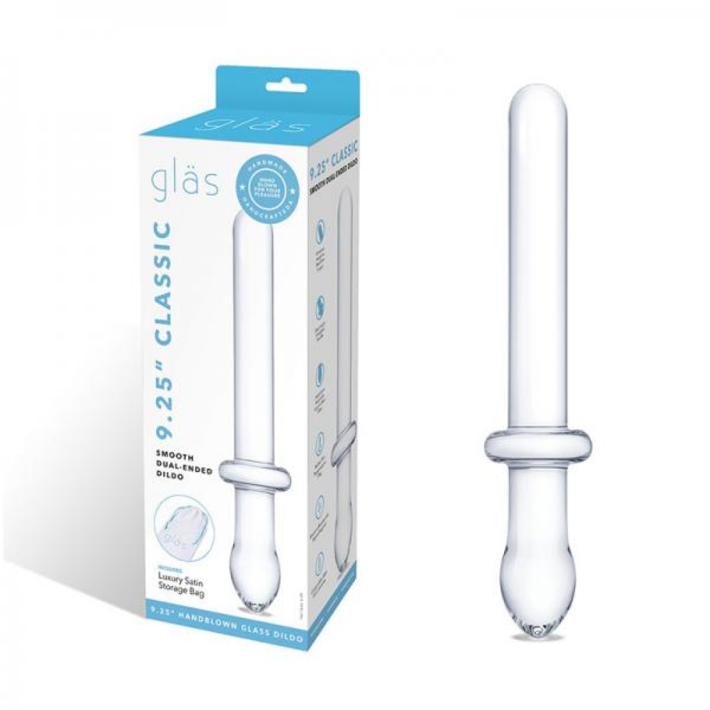 Glas Classic Dual-Ended Glass Dildo - Clear