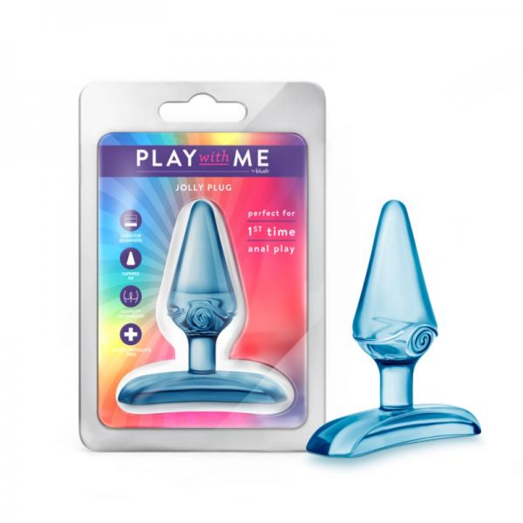 Blush Play With Me Jolly Plug in Blue