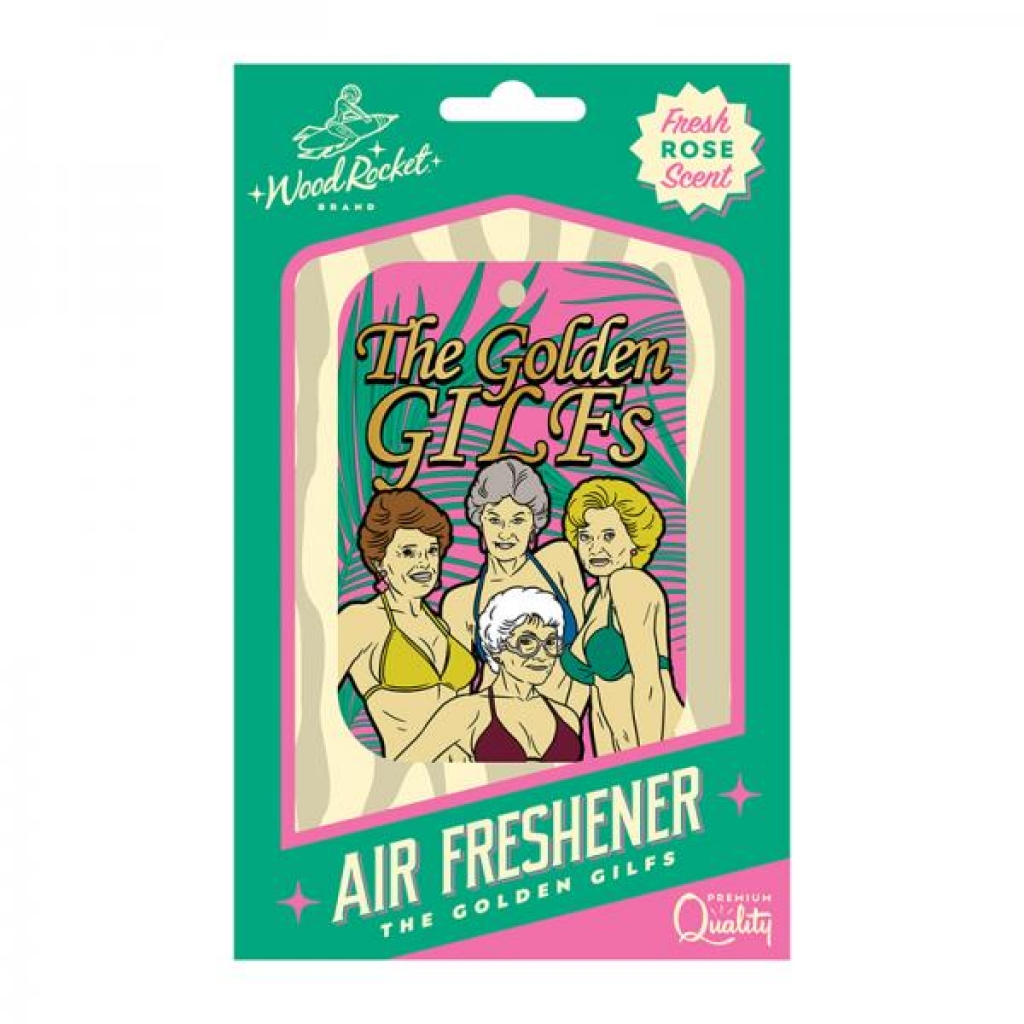 Wood Rocket Air Freshener - Golden Gilfs