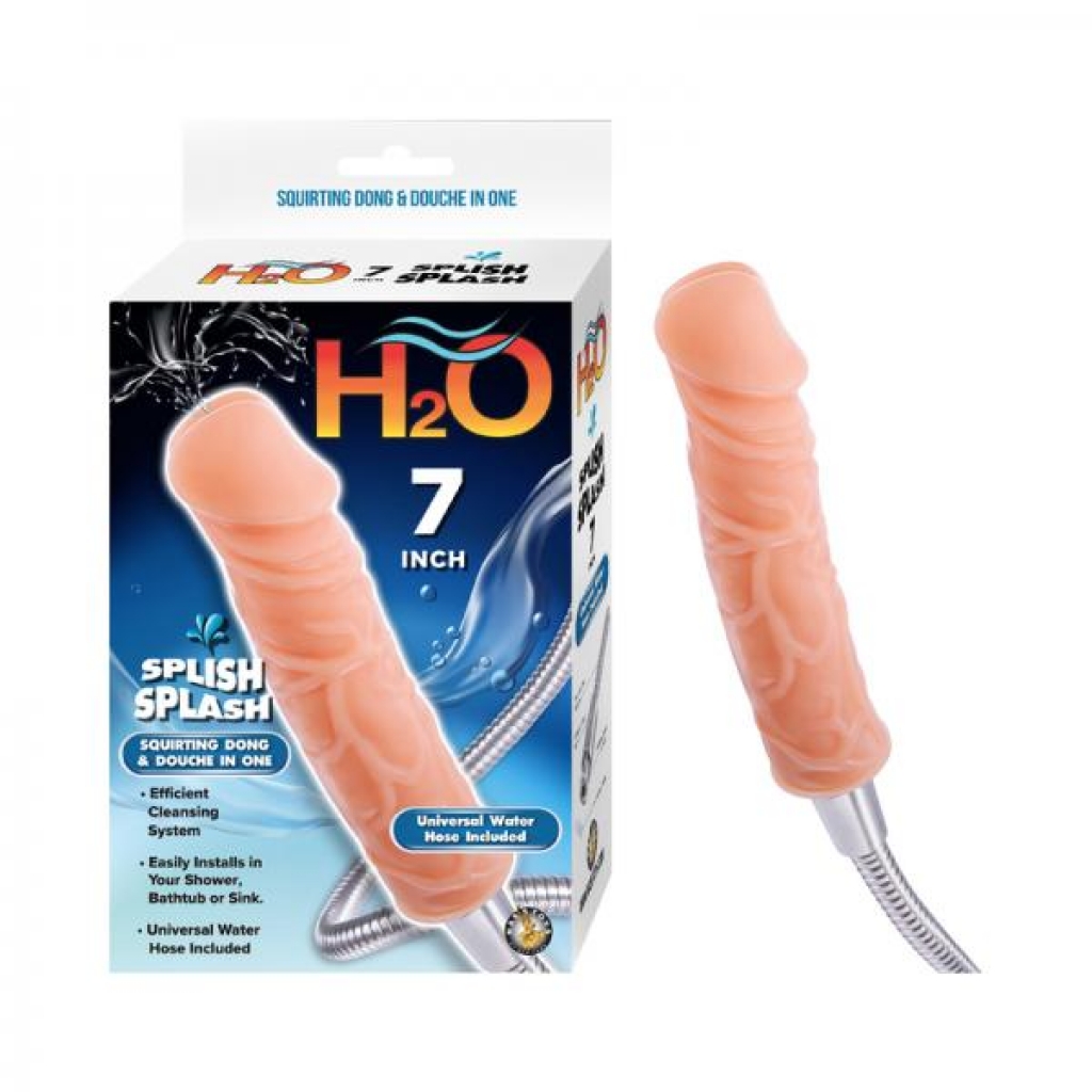 H2O Splish Splash 7 In. Douche and Dildo