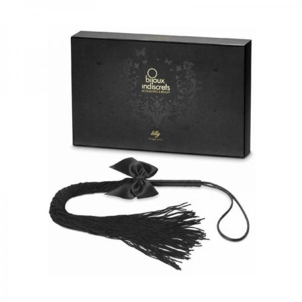 Bijoux Indiscrets Lilly Fringe Whip Black