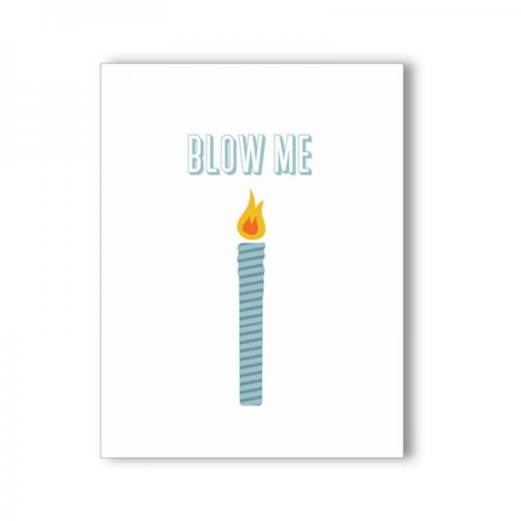 Blow Me Candle - Naughty Kard