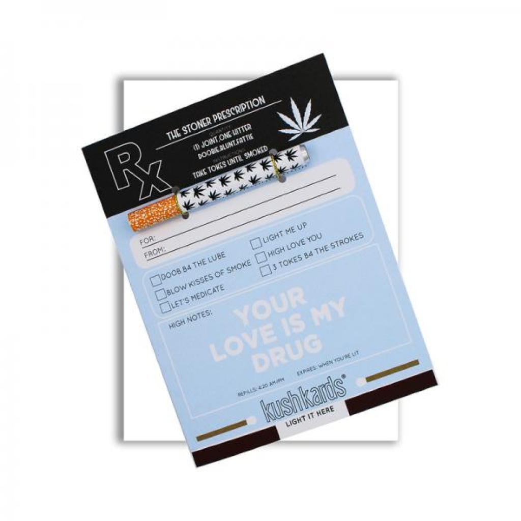 Stoner Prescription One-Hitter Greeting Card