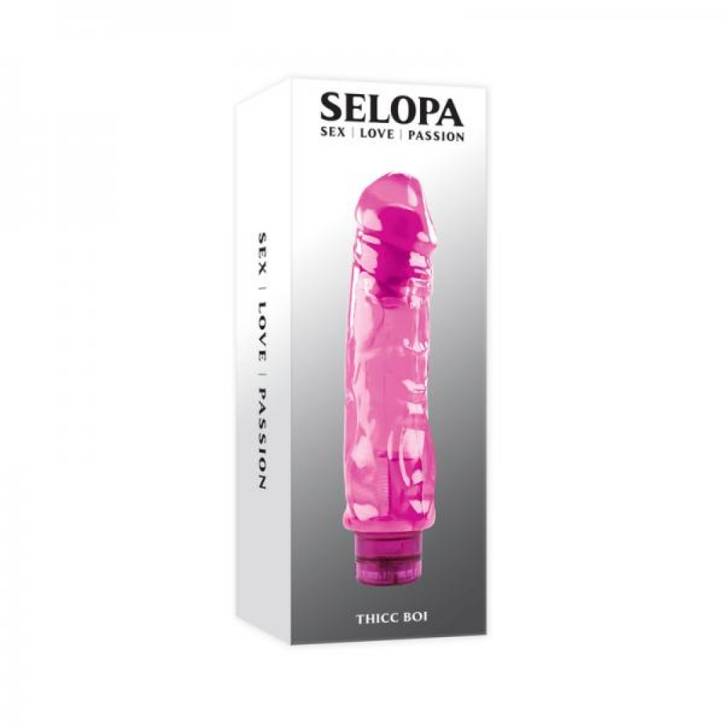 Selopa Thicc Boi Vibrating Vibe - Rubber Pink