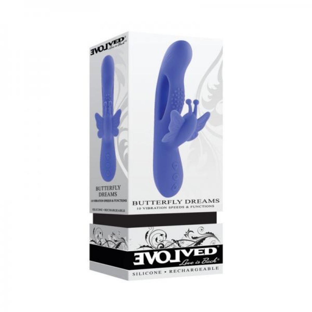 Evolved Butterfly Dreams Rechargeable Dual Stimulating Vibe