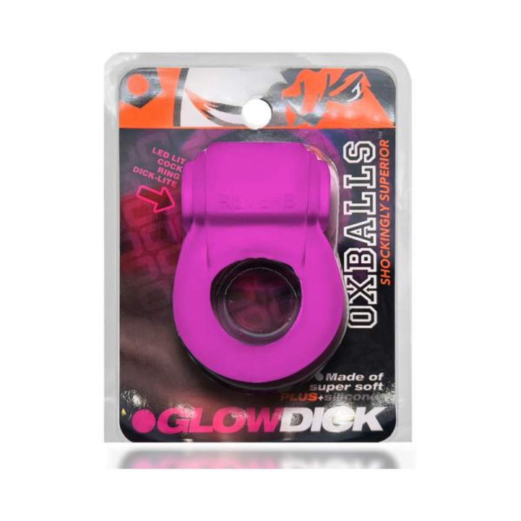 Oxballs Glowdick Cockring with LED - Pink Ice