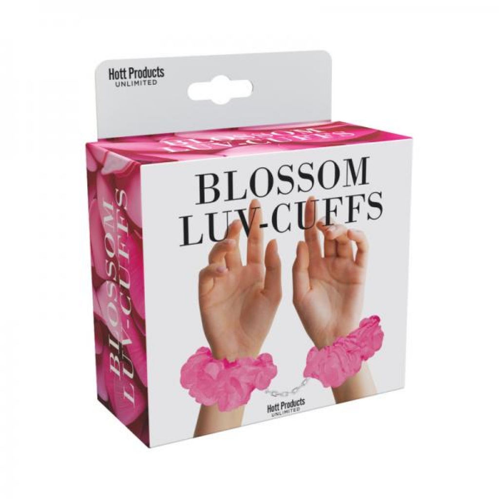 Blossom Luv - Flower Handcuffs in Pink and Silver