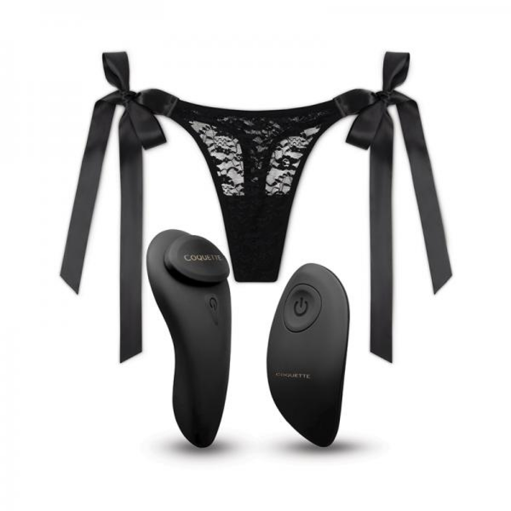 Coquette The Secret Panty Vibe - Black