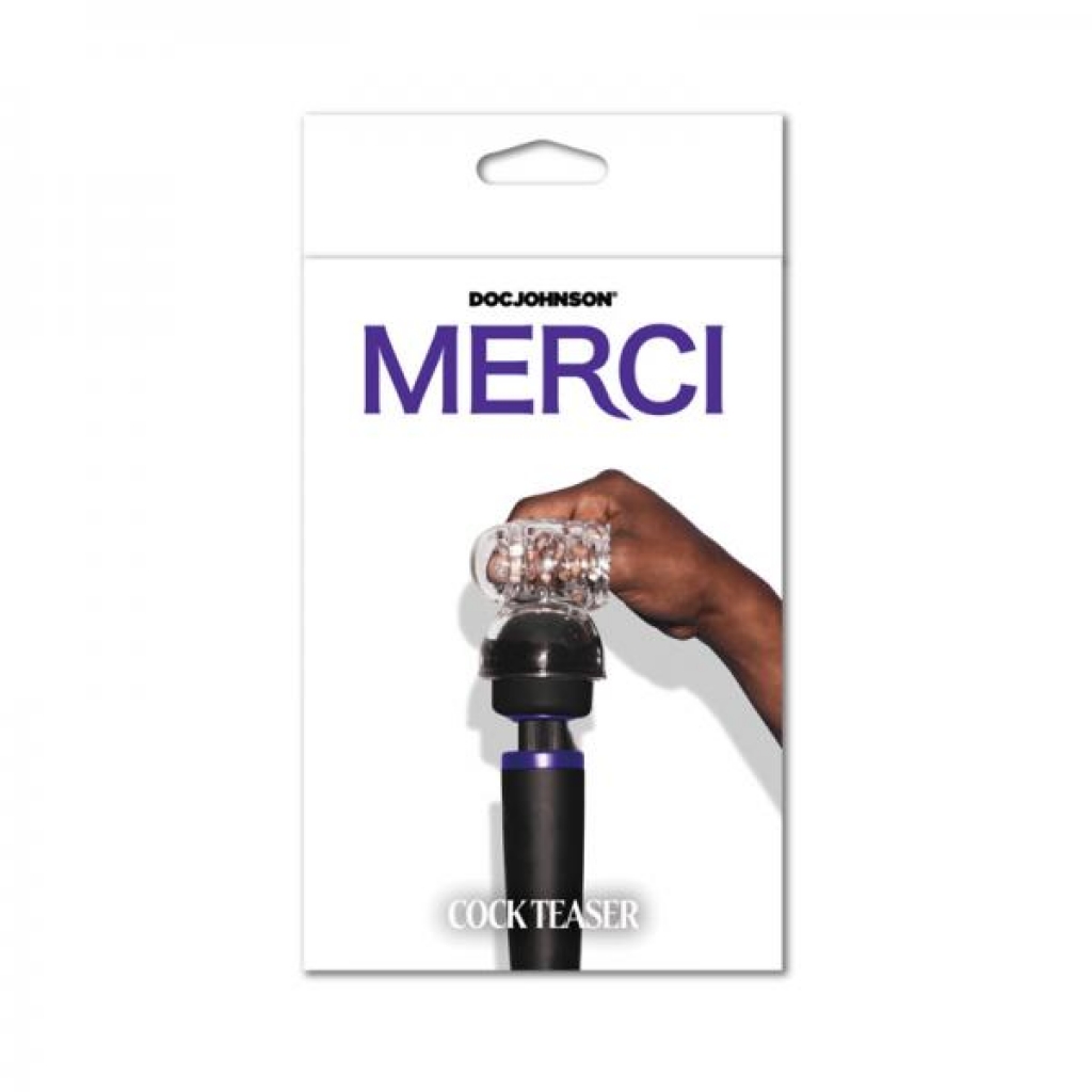 Merci Wand Attachment Cock Teaser - Clear