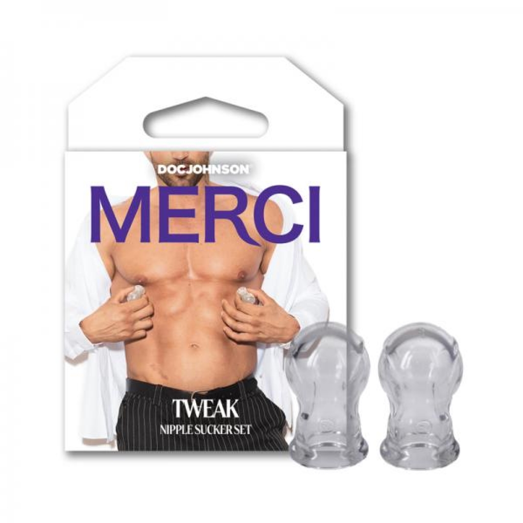 Merci Tweak Nipple Sucker Set - Clear