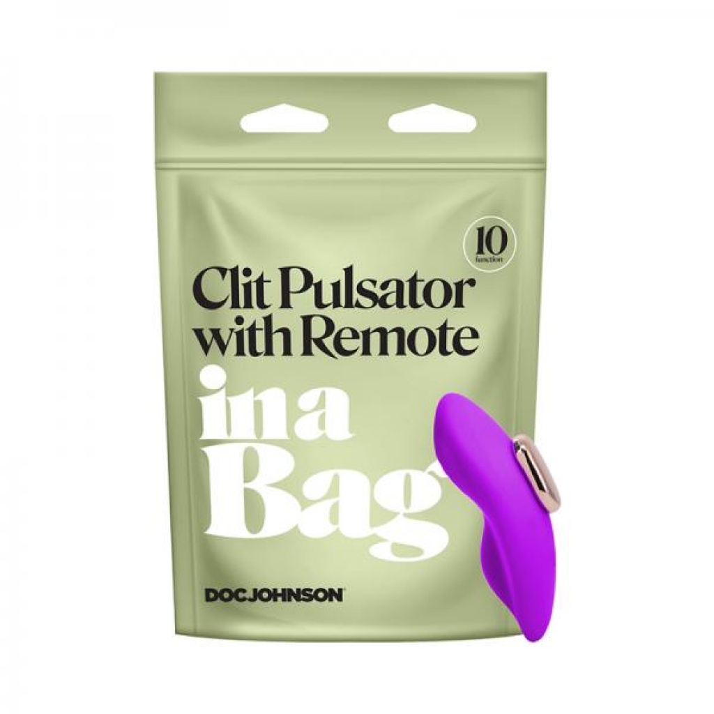 In A Bag Panty Vibe With Remote - Purple