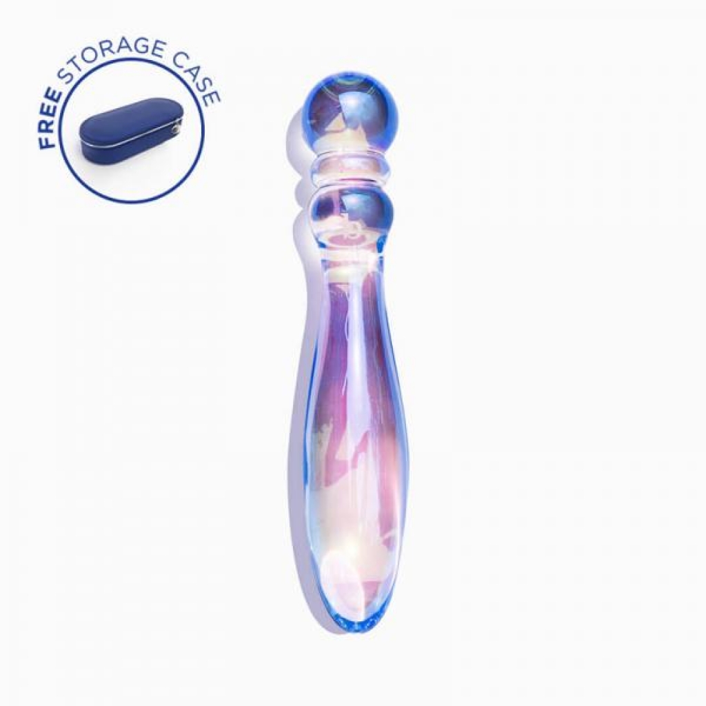 Biird Cecii Beaded Glass Dildo - Rainbow