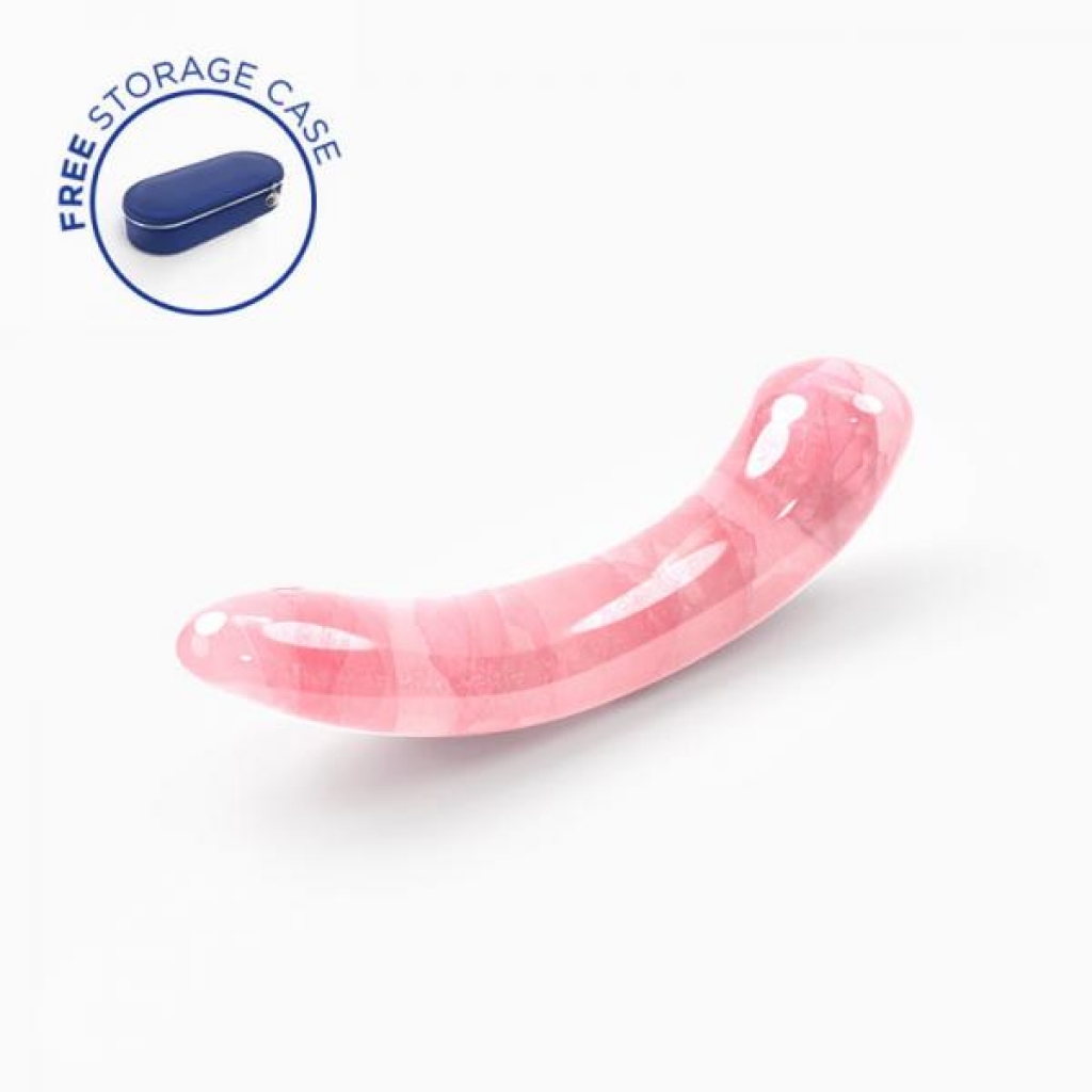 Biird Pixii - Rose Quartz G-Spot Dildo