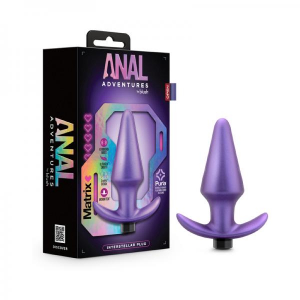 Anal Adventures Matrix Interstellar Plug in Astro Violet