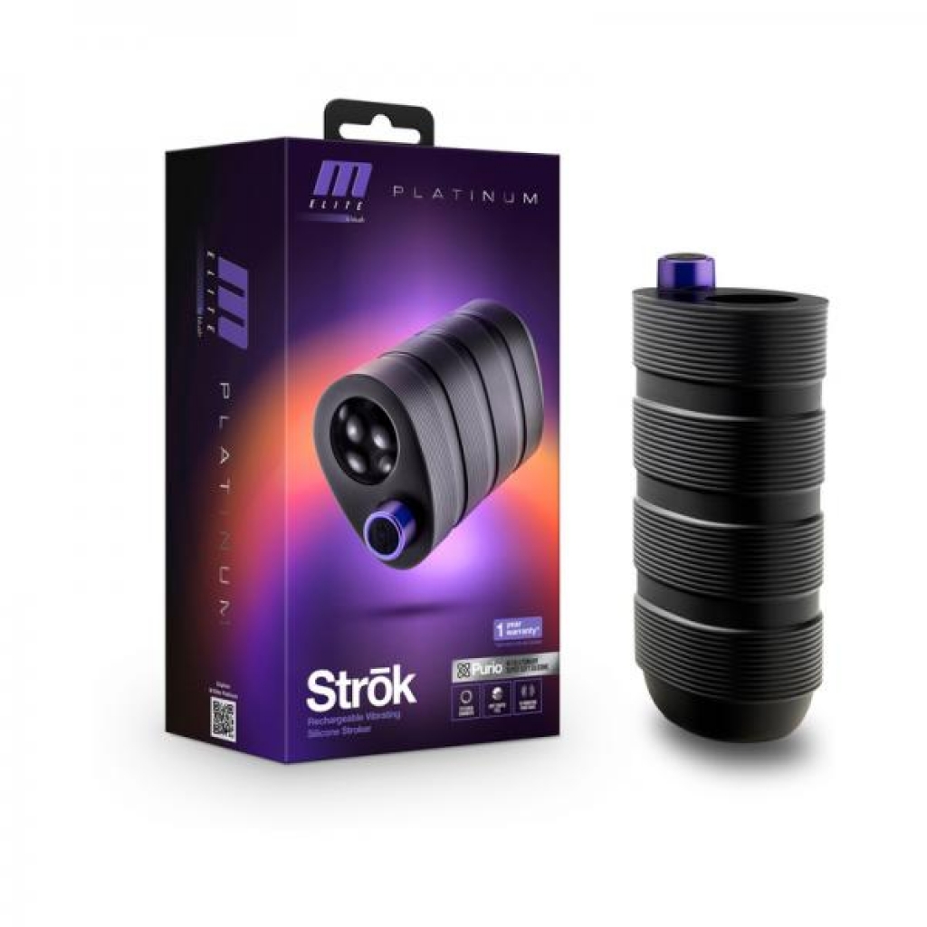 M Elite Platinum Strok - Black