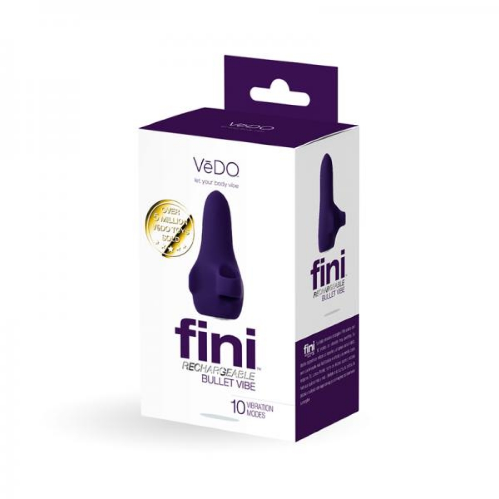 Vedo Fini Rechargeable Bullet Vibe Purple