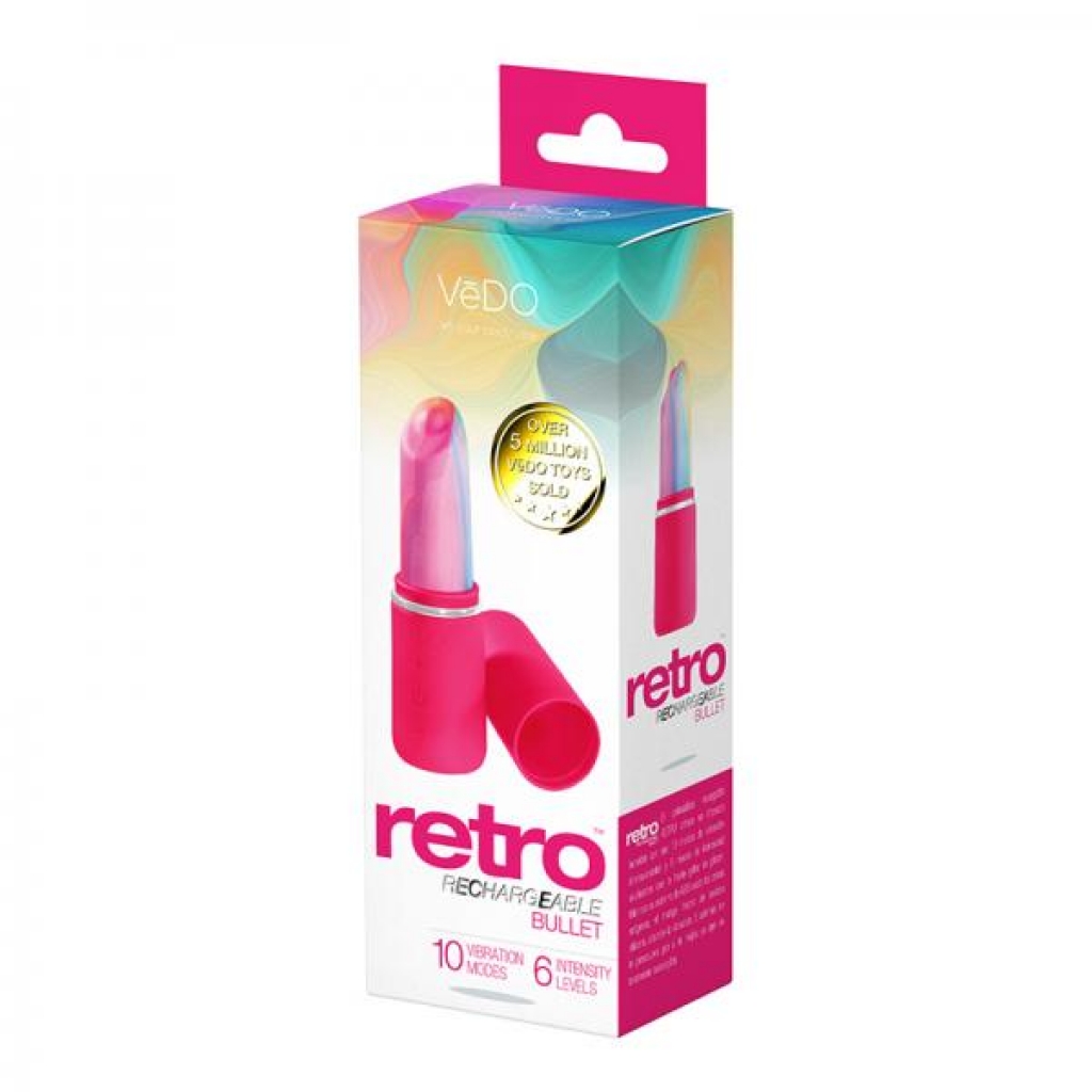 Vedo Retro Rechargeable Bullet - Pink