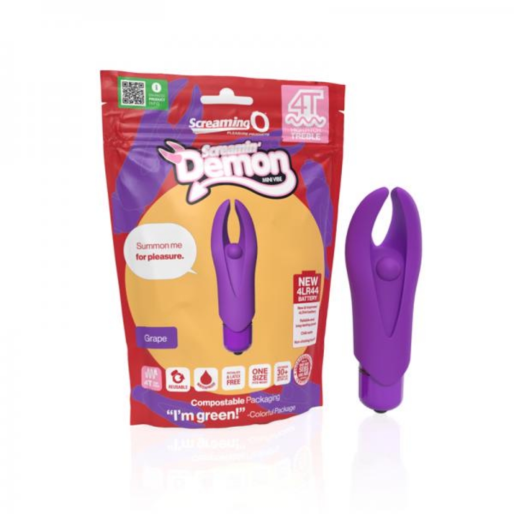 Screaming O 4T Demon Mini Vibe - Grape Purple