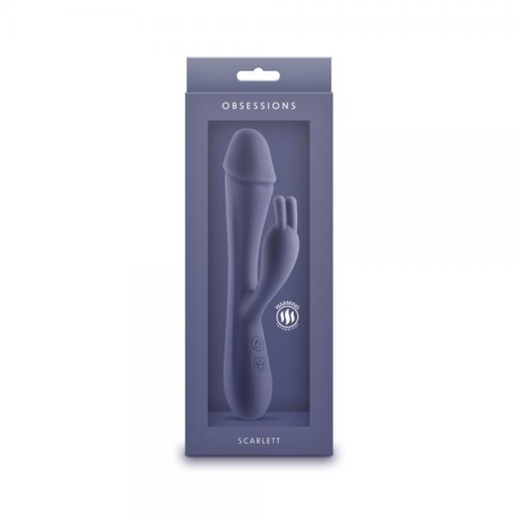 Premium Scarlett Dark Blue Silicone Vibrator