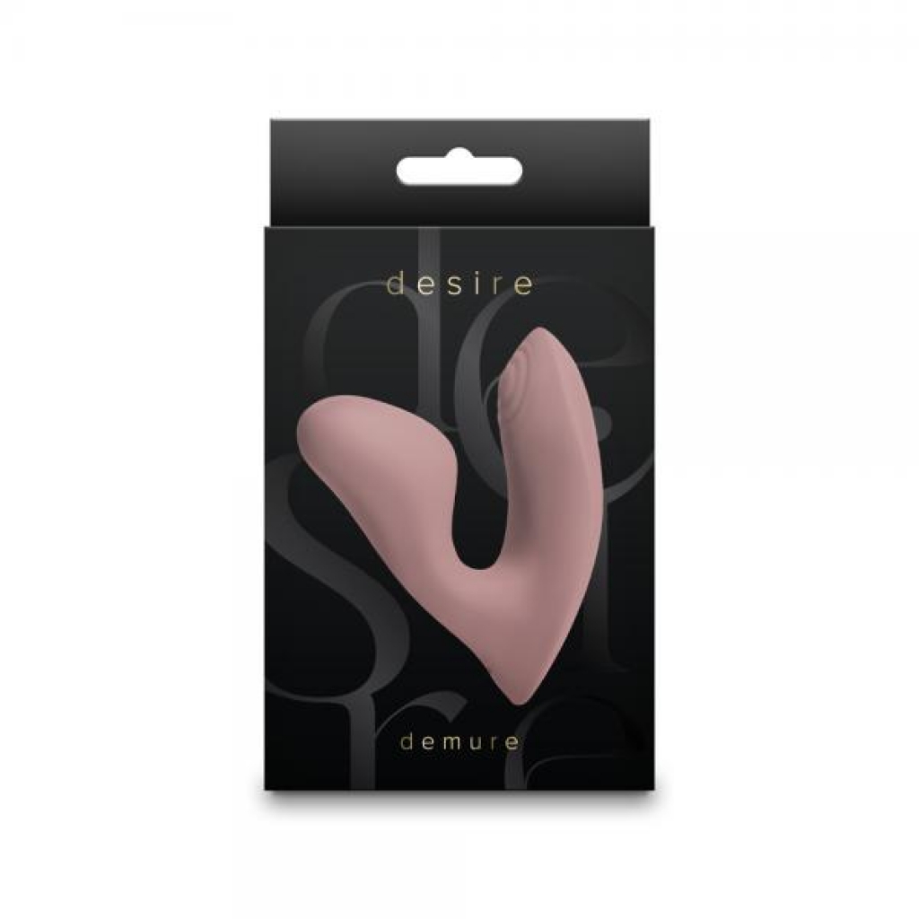 Desire Demure - Versatile Vibrator in Autumn Pink