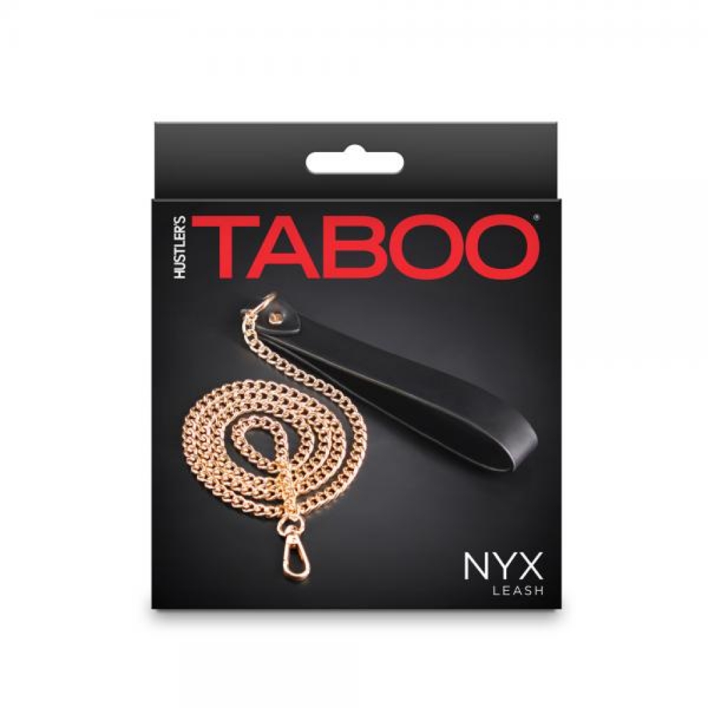 Hustler Taboo Nyx Leash - Black