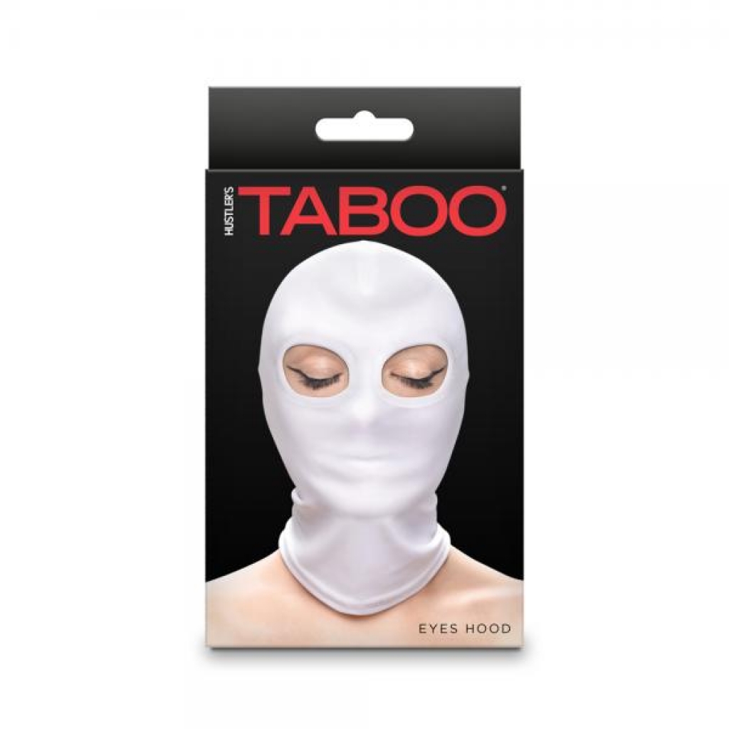 Hustler Taboo Eyes Hood - White