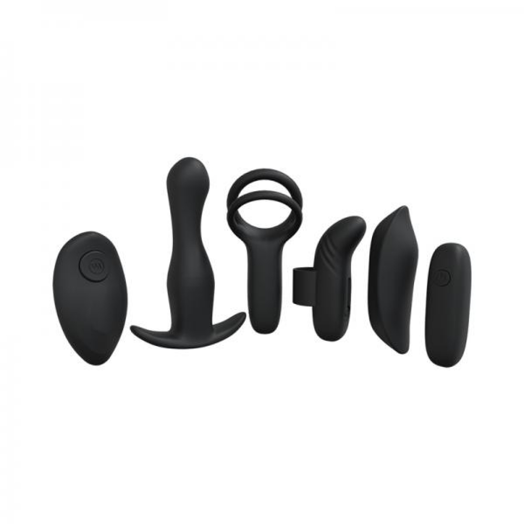 Loveline Supreme Weekend Kit - Silicone Rechargeable & Waterproof in Black