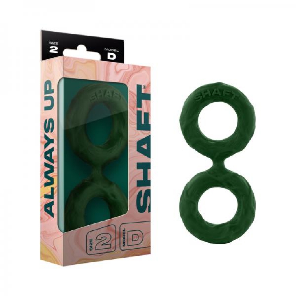 Shaft Model D: Double C-ring - Green