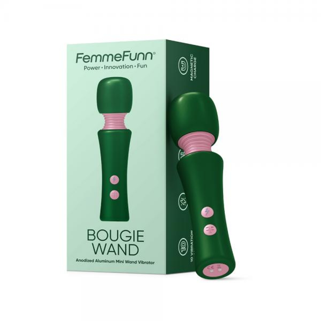 Femmefunn Bougie Wand - Luxurious Green Massager