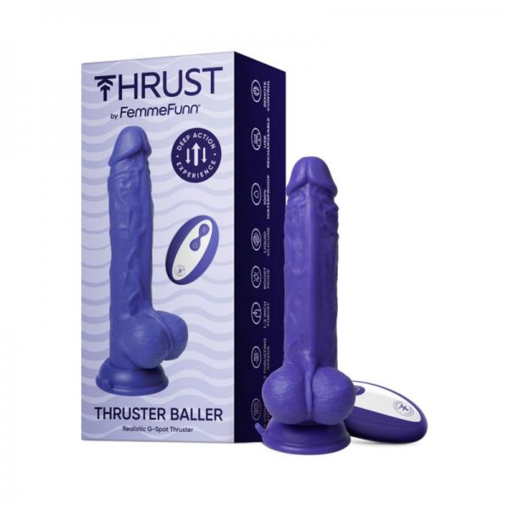 Femmefunn Thruster Baller: Dark Purple Power