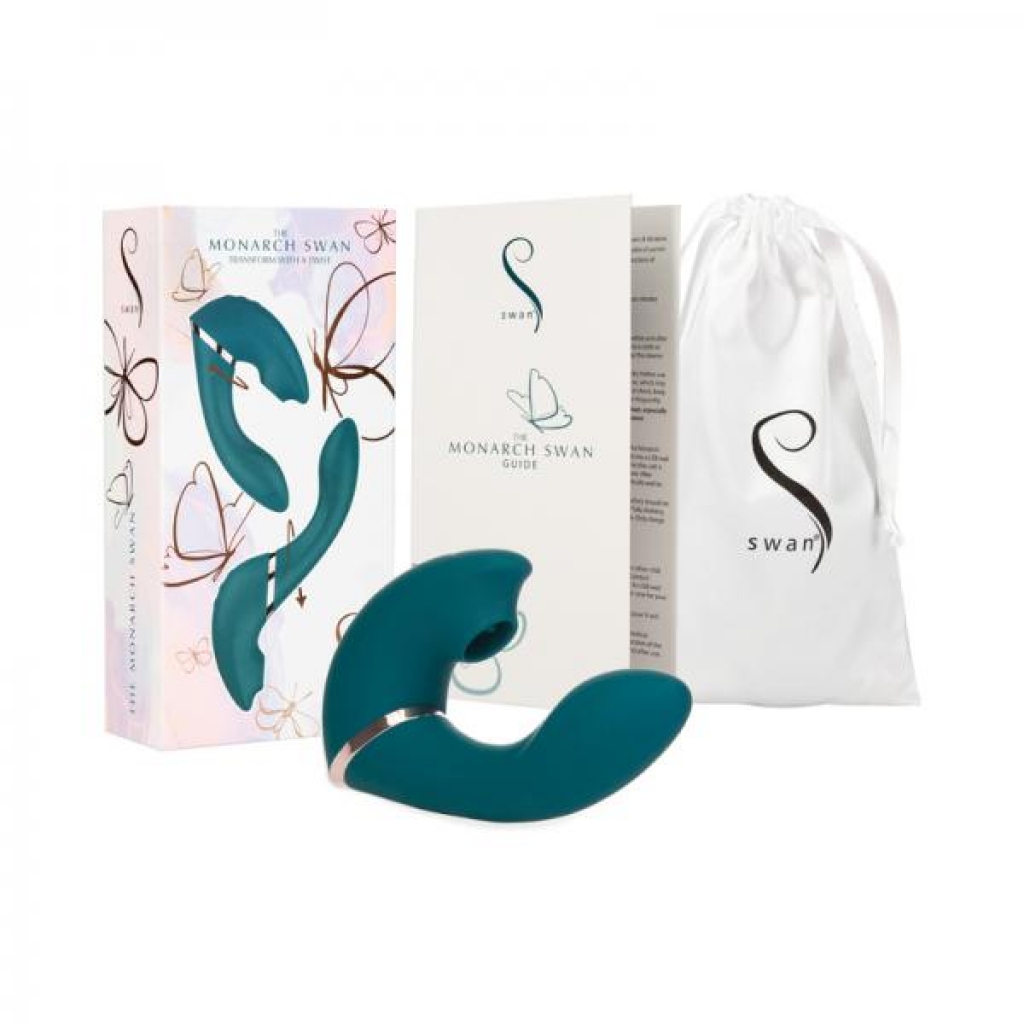 Swan The Monarch Transformer Teal Vibrator