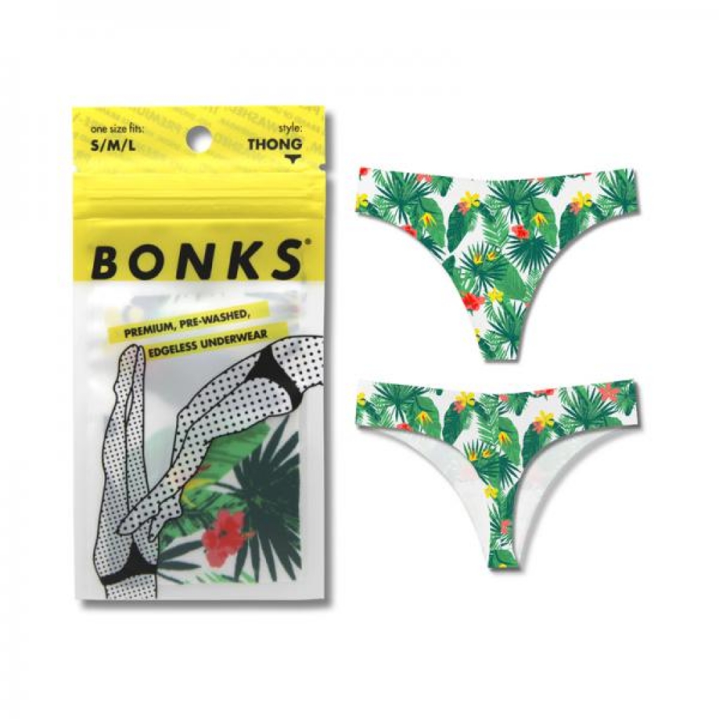 Bonks Tropic Like It's Hot Seamless Thong - O/S