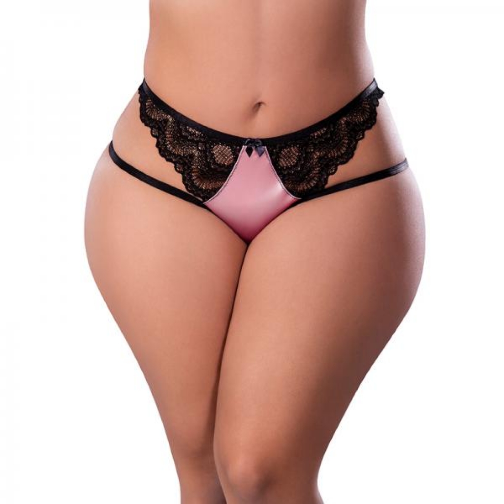 Magic Silk Sensual Desires Panty - Mauve Queen Size