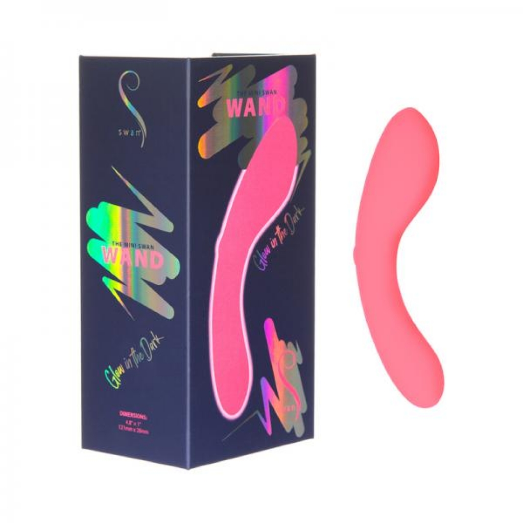 Swan Mini Wand - Glow-in-the-Dark Pink