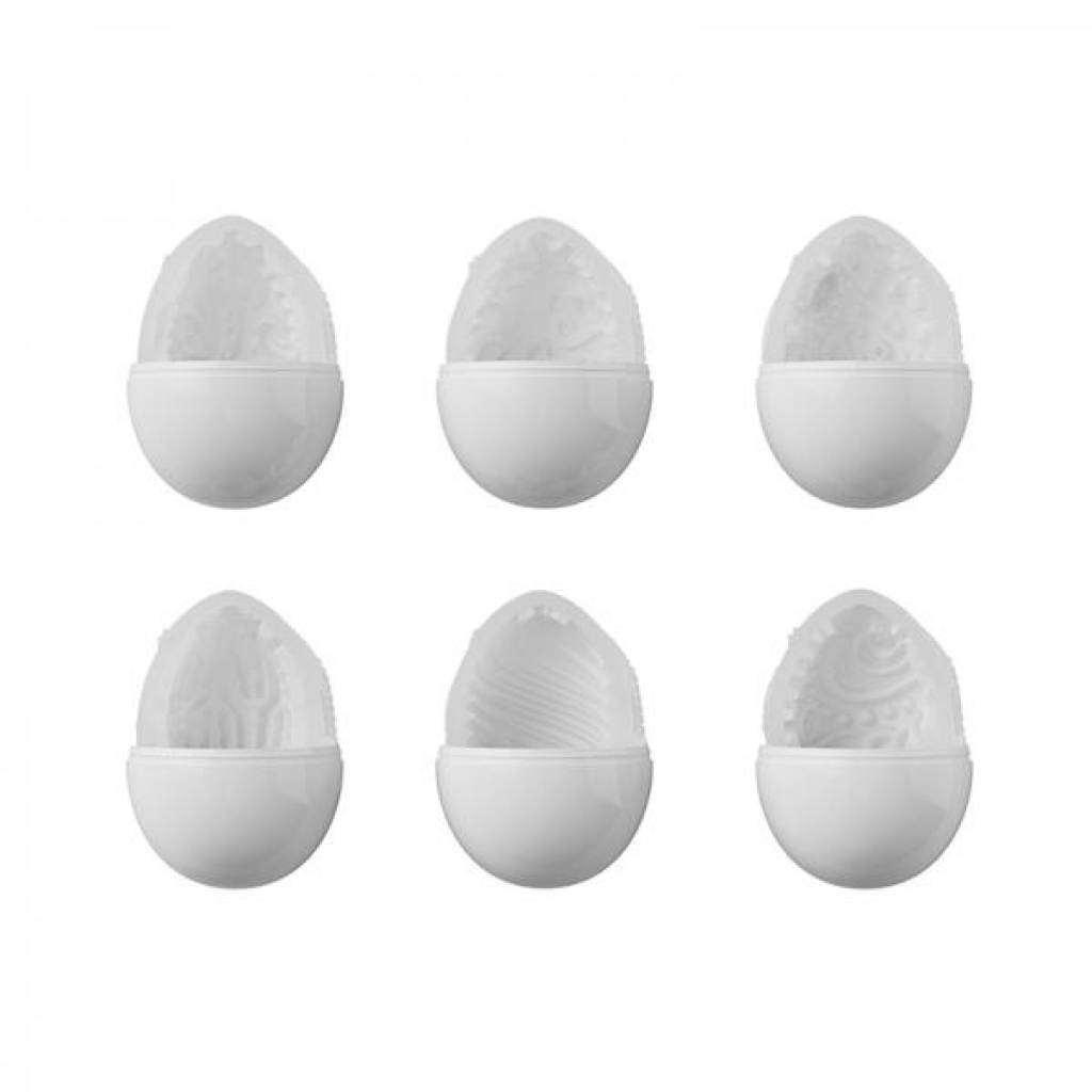 Lovense Kraken 6 Pack Masturbator Eggs - White