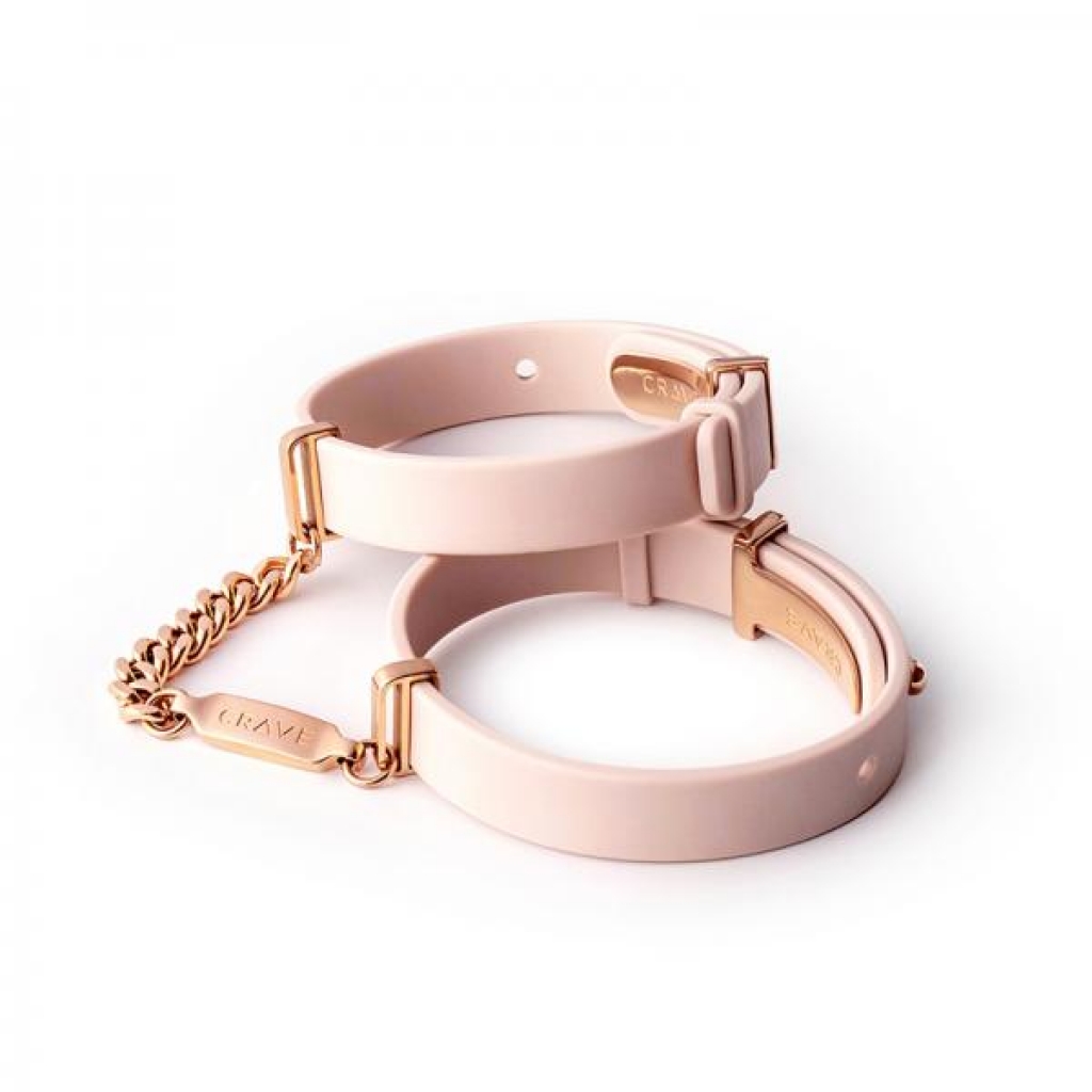 Crave Id Cuffs - Pink/Rose Gold