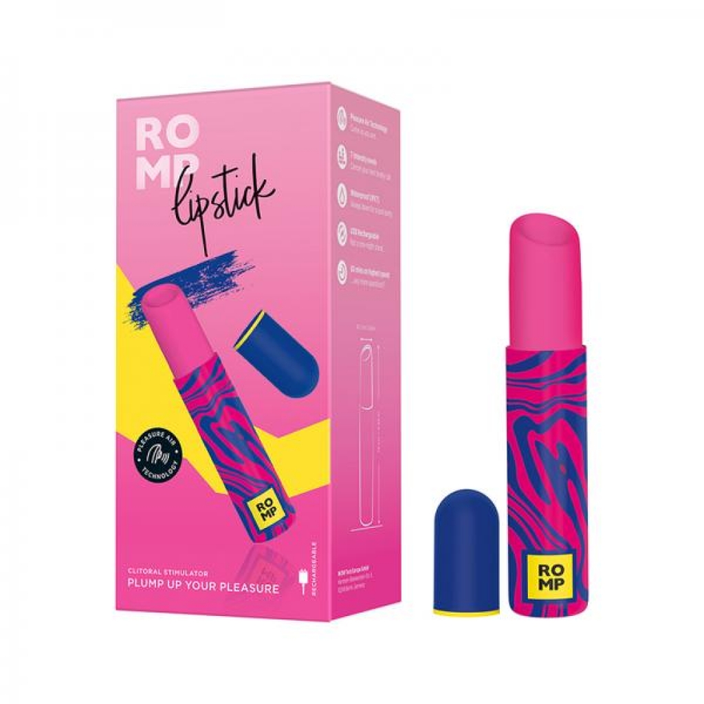 Romp Lipstick Pleasure Air Stimulator - Stylish Clitoral Stimulation