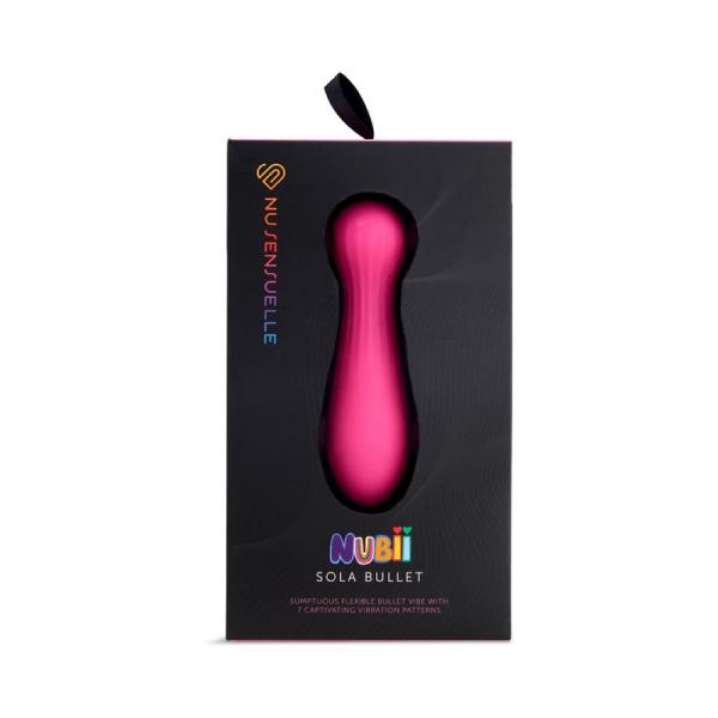 Nu Sensuelle Sola Nubii Flexible Bullet - Pink