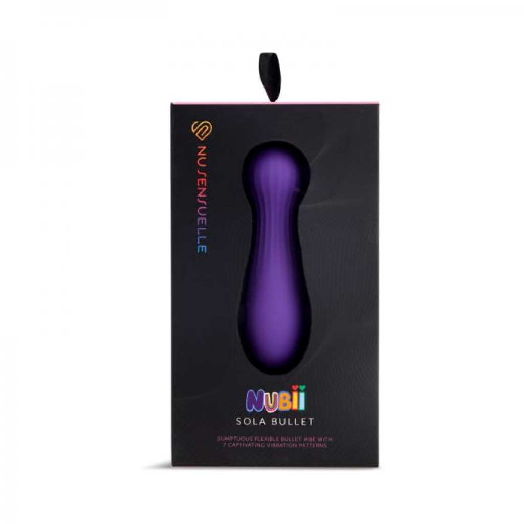 Nu Sensuelle Sola Nubii Flexible Bullet - Purple