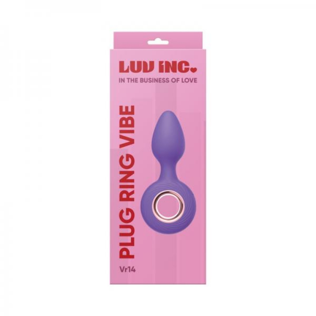 Luv Inc VR14: Plug Ring Vibe - Purple Bliss