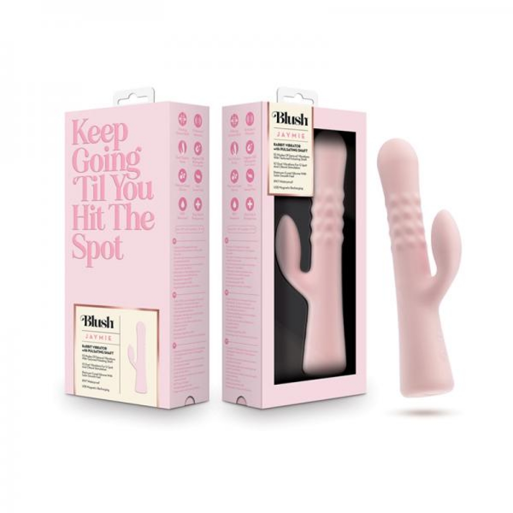 Blush Jaymie Pink Versatile Rabbit Vibrator