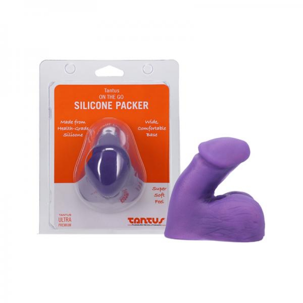 Tantus On The Go Silicone Packer - Amethyst