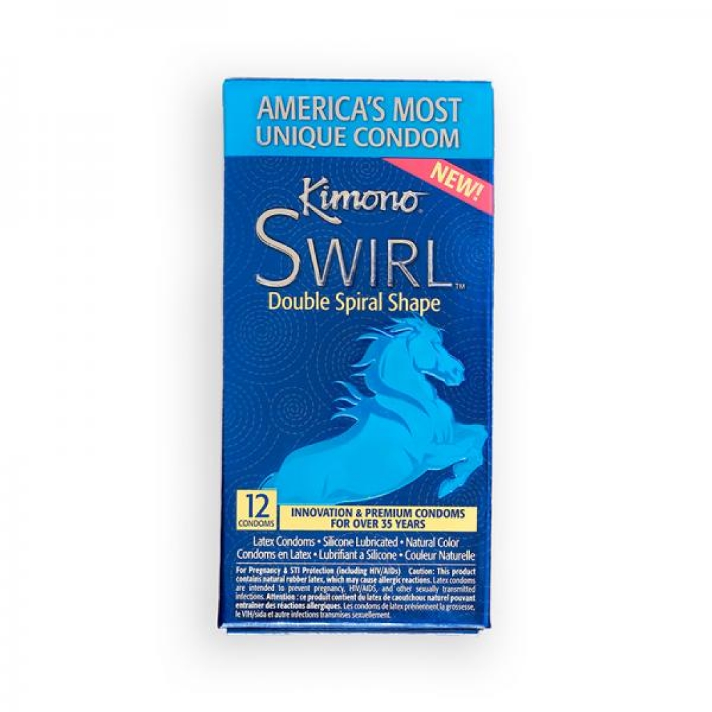 Kimono Swirl Condom - 12-Pack