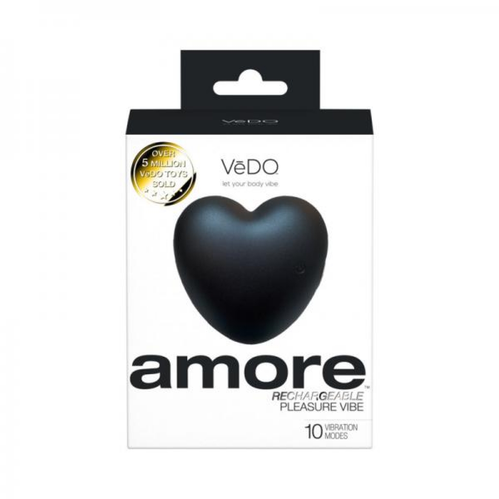 Vedo Amore Rechargeable Pleasure Vibe - Black