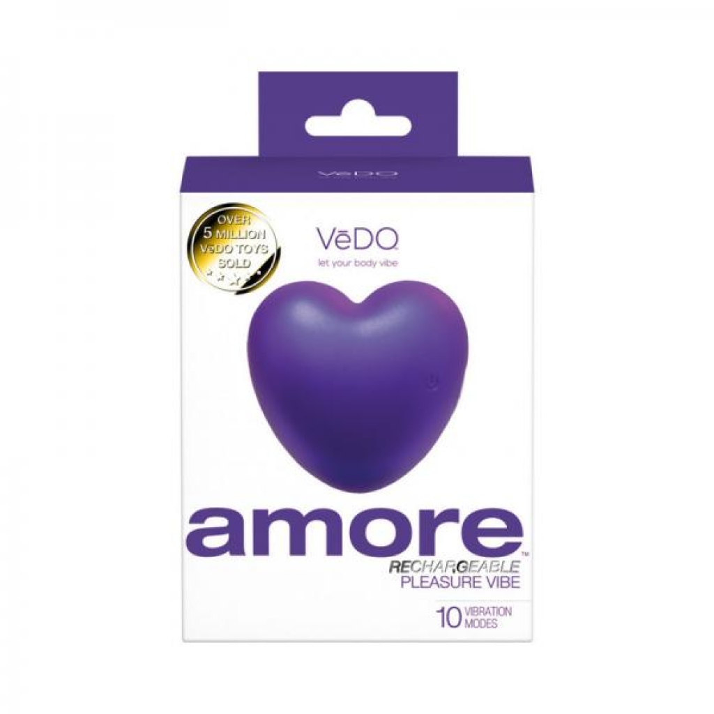 Vedo Amore Rechargeable Pleasure Vibe - Purple