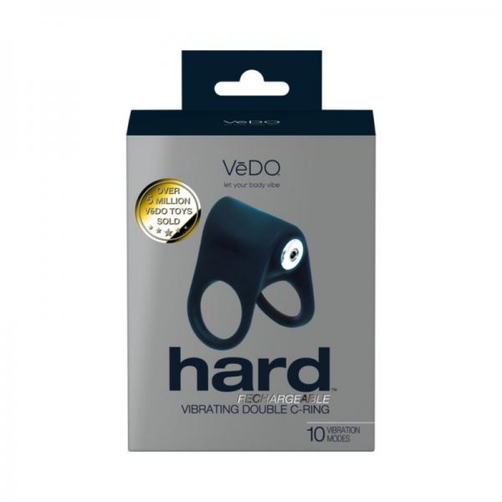 Vedo Hard Rechargeable Double C-ring - Purple